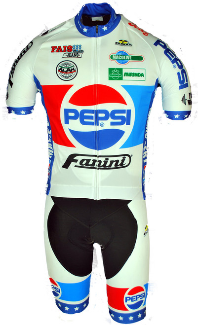 トップス PHEENY RECYCLE VINTAGE JERSEY ENSEMBLE Vintage Seven Up Fanini Jersey | Official Pro Team Cycling