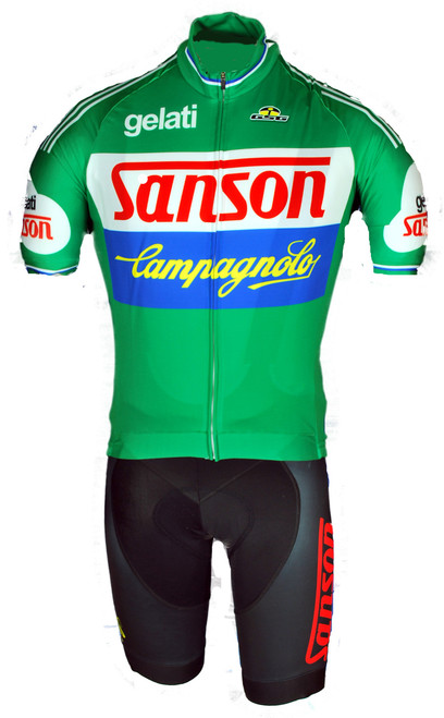 トップス PHEENY RECYCLE VINTAGE JERSEY ENSEMBLE Vintage Seven Up Fanini Jersey | Official Pro Team Cycling