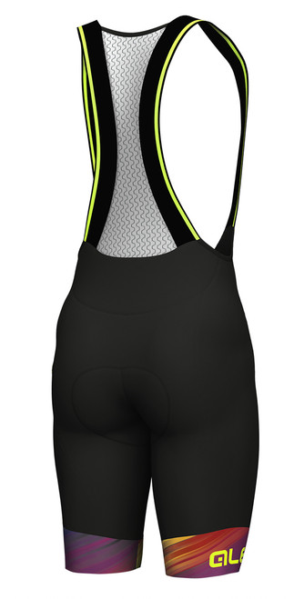 ALE Multicolor Black Bib Shorts Rear ALE Multicolor Black Bib Shorts Rear