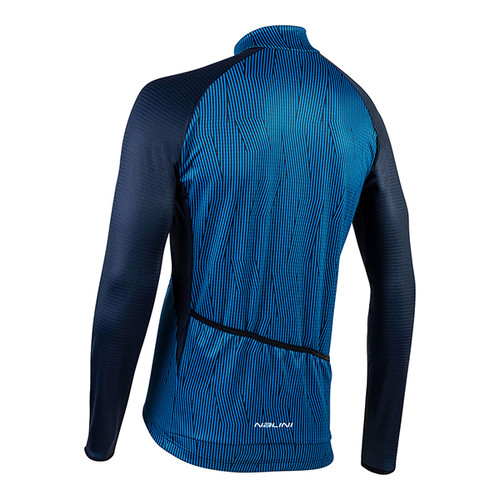 Nalini Warm Fit Blue Orange Long Sleeve Jersey made by Nalini in