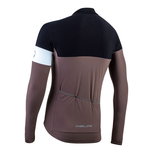 Nalini Pro Corsa B0W Brown Long Sleeve Jersey Rear Nalini Pro Corsa B0W Brown Long Sleeve Jersey Rear