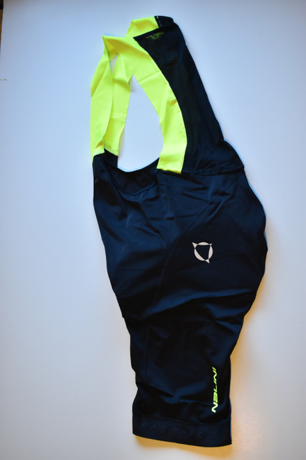 Nalini Athens 2004 Yellow Black Bib Shorts  Side Nalini Athens 2004 Yellow Black Bib Shorts  Side