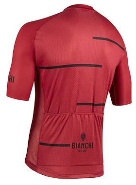 Bianchi Milano Disueri Rust Red Jersey Rear