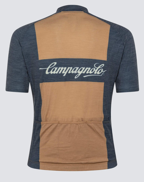 Campagnolo Palladio Wool 22 Terra Di Siena Jersey Rear Campagnolo Palladio Wool 22 Terra Di Siena Jersey Rear