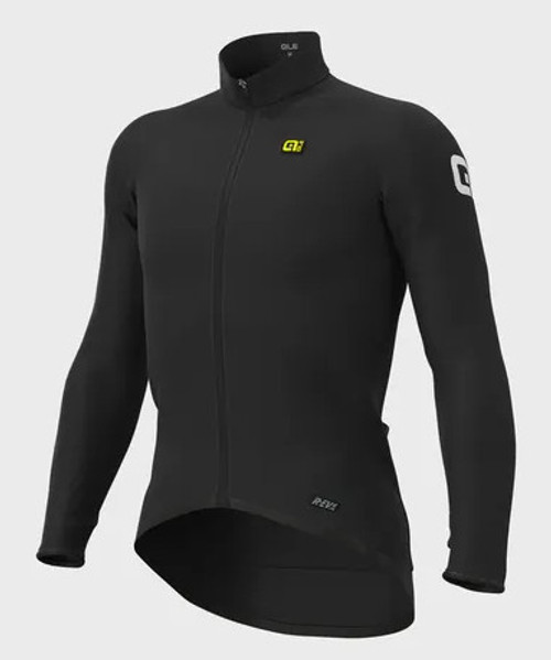 ALE' Thermal R-EV1 Black Long Sleeve Jersey