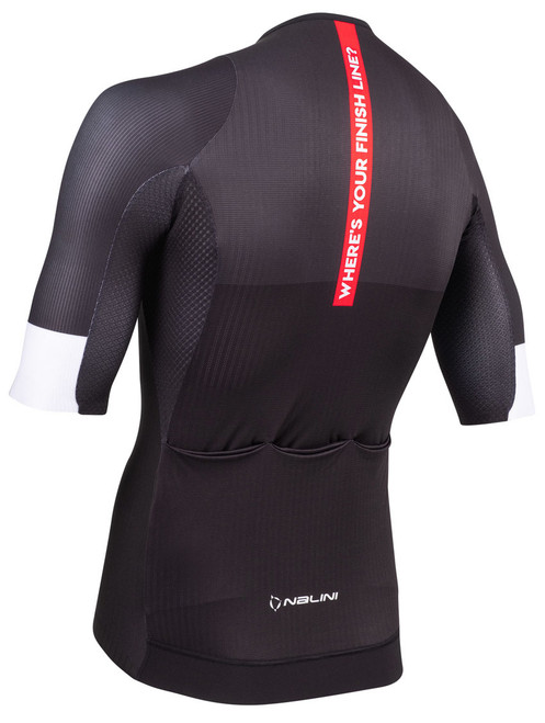 Nalini Laser Black Blue Jersey | italian Cycling Jerseys