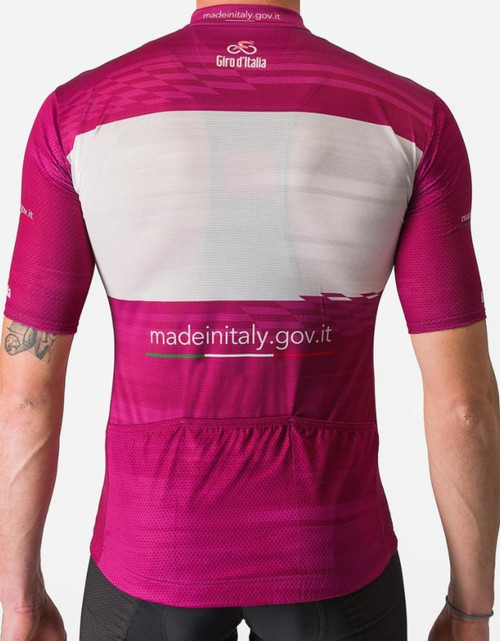 2023 Giro D' Italia 106 Competizione Cyclamen Sprinters Jersey Rear 2023 Giro D' Italia 106 Competizione Cyclamen Sprinters Jersey Rear