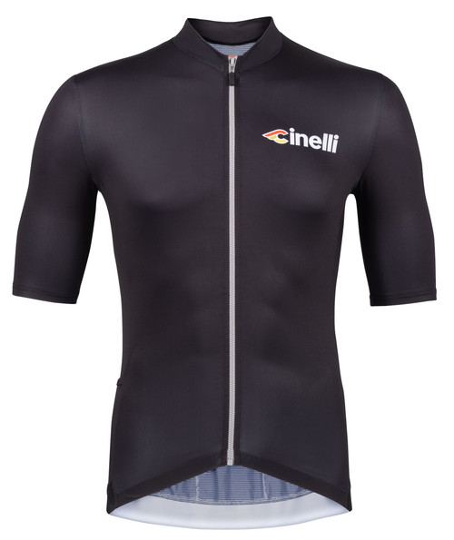 Cinelli Black Serpent Tempo Mesh Jersey | Official Pro Team
