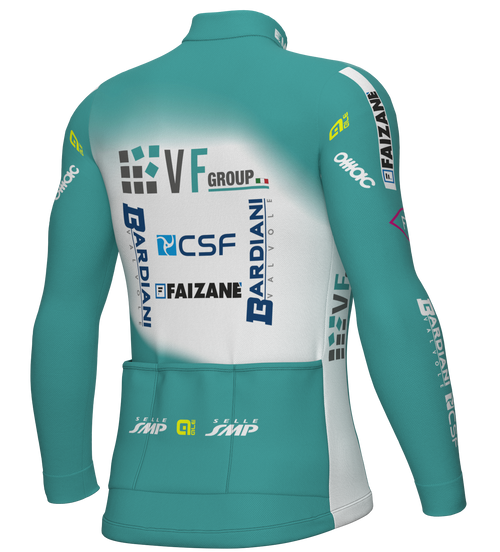 2024 VF Group Bardiani CSF Long Sleeve Jersey Rear 2024 VF Group Bardiani CSF Long Sleeve Jersey Rear