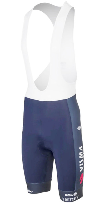 2024 Visma Lease A Bike Tour De France Renaissance Blue Bib Shorts