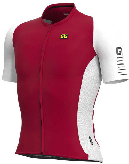 Ale R-EV1 Race 2.0 サイクルジャージ XS ALE' Race 2.0 R-EV1 Yellow Fluo Jersey | italian Cycling Jerseys