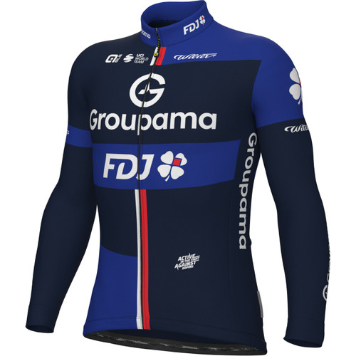 FDJジャージ Team FDJ 2023 半袖サイクリングジャージ,白,ゴールドチーム,fdj