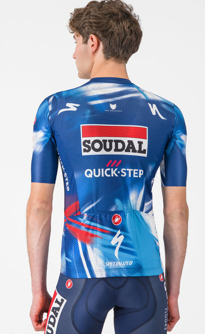 2025 Soudal Quickstep Competizone 3 Jersey Rear 2025 Soudal Quickstep Competizone 3 Jersey Rear
