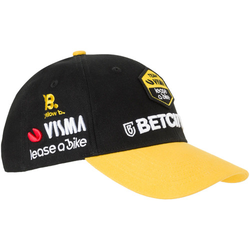2025 Visma Lease A Bike Snapback Curved  Brim Podium Cap Side