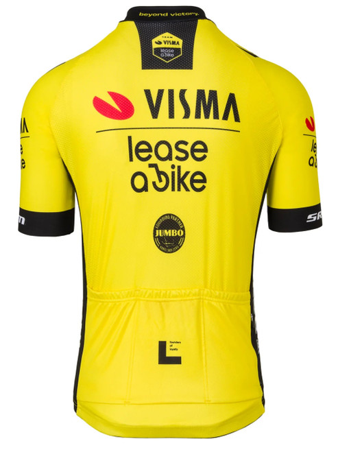 2025 Visma Lease A Bike Belgian Champ Jersey Rear