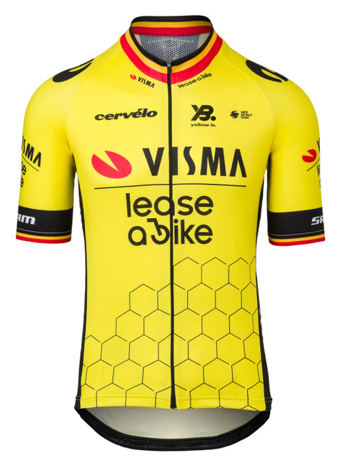 【JUMBO VISMA】 TDF限定 サイクルジャージ AGU製（XL） 支給品 Jumbo visma ベスト サイクルジャージ AGU ユンボヴィスマ