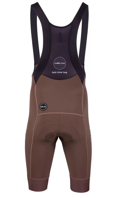 Nalini Pure Brown Bib Shorts Rear Nalini Pure Brown Bib Shorts Rear