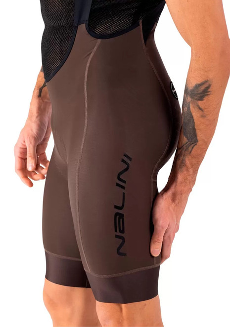 Nalini Pure Brown Bib Shorts Rider2 Nalini Pure Brown Bib Shorts Rider2