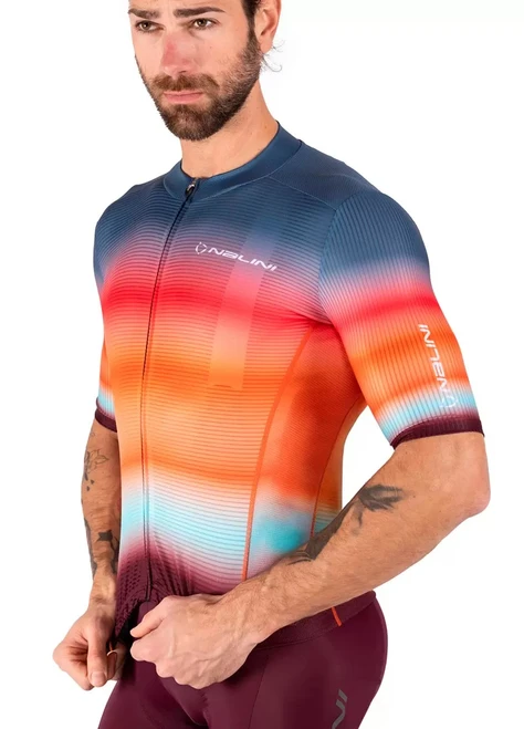 Nalini Trend Red Multicolor Jersey Rider
