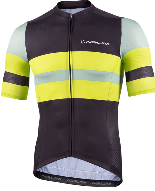 Nalini Linear Grey White Jersey Rear