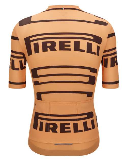 Pirelli Sport Club ジャージ size:L ベージュ Pirelli Sport Club Logo Biege Black Jersey. | Official Pro Cycling