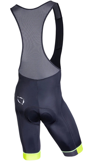 Nalini Gregario 2.0 Yellow Black Bib Shorts Rear