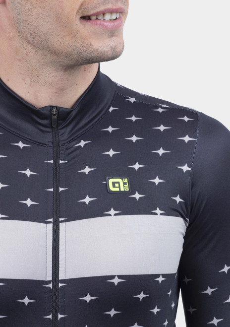 ALE' Stars PR-R Black Grey Sleeve Jersey ALE' Stars PR-R Black Grey Sleeve Jersey