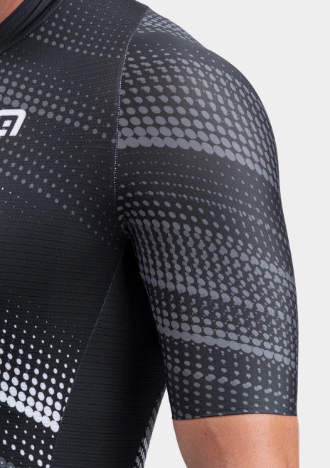 ALE' Green Speed PRR Black Jersey