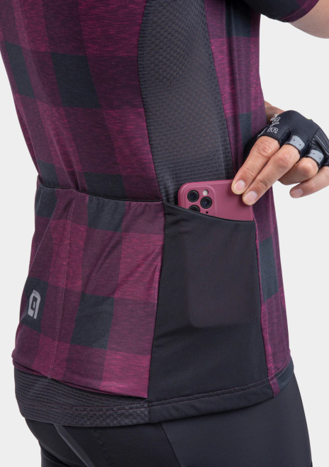 ALE' Gravel Scottish Burgundy Jersey ALE' Gravel Scottish Burgundy Jersey