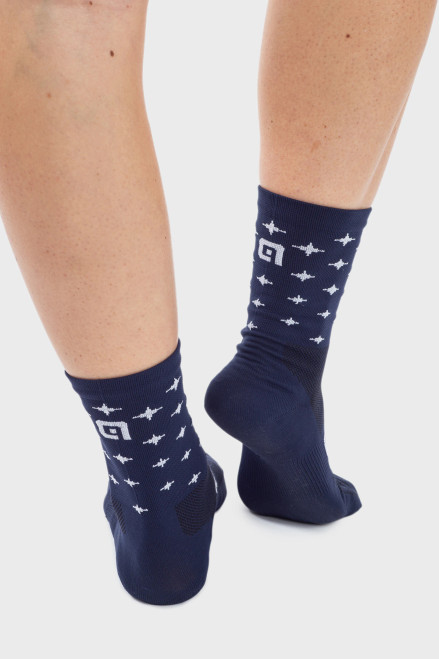 ALE' Stars Blue White Q-Skin Socks