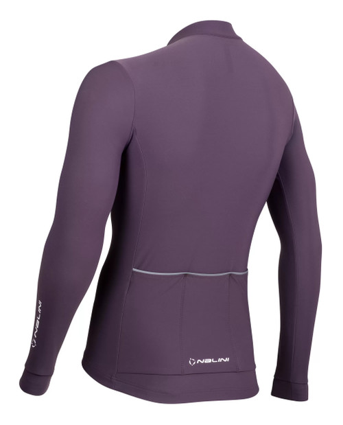 Nalini LS Wool Thermal Red Long Sleeve Jersey made by Nalini in