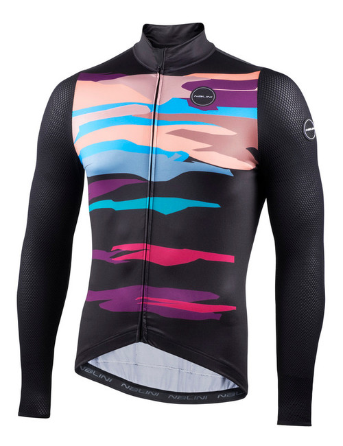 Nalini Black Multicolor Long Sleeve Jersey