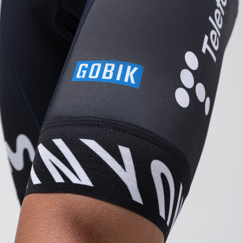 2026 Movistar Bib Shorts Close Up