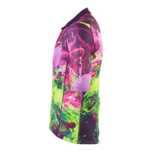 Nalini Liquid Green Violet Jersey Side