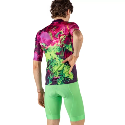 Nalini Liquid Green Violet Jersey Rider