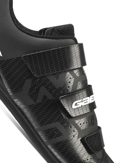 Gaerne G.Record Black Three Strap Shoes