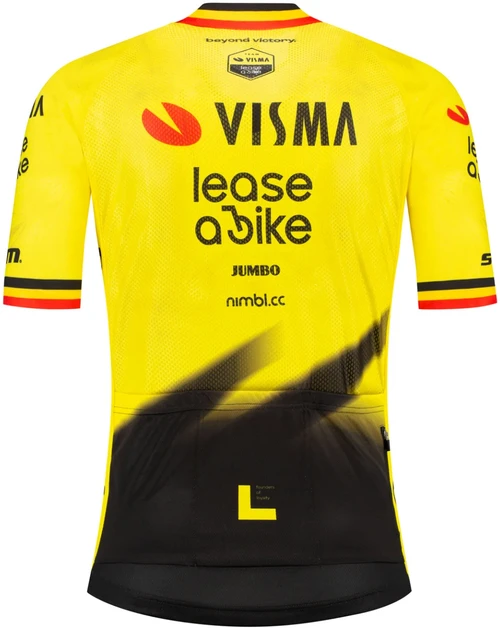 2026 Visma Lease A Bike Belgian Champion Jersey Rear
