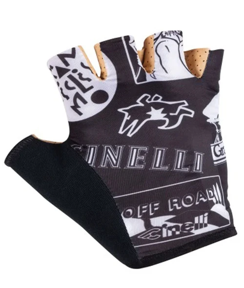 Cinelli Black White Pattern Supercorsa Gloves