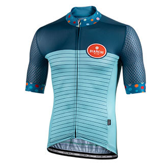 Bianchi Milano Taloro Celeste Blue Jersey