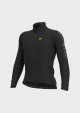 ALE' Solid Fondo Black Long Sleeve Jersey