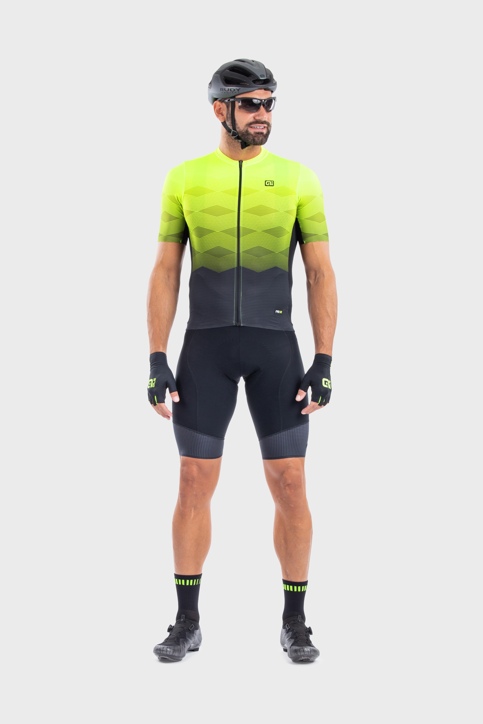 ALE' Magnitude PRR Yellow Jersey italian Cycling Jerseys