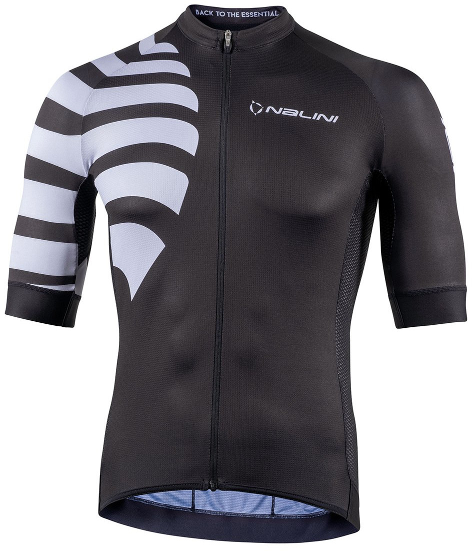 ナリーニMade in Italy Nalini Stripes BAS White Black Jersey | italian Cycling Jerseys