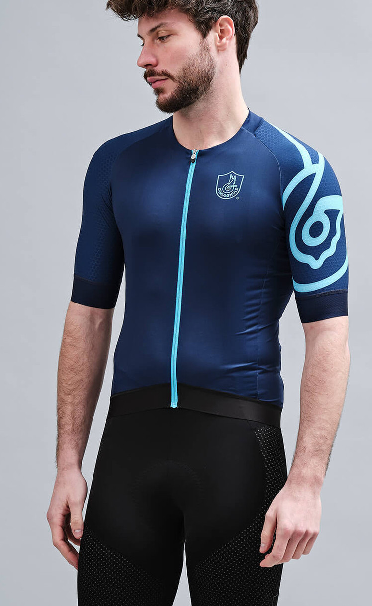 Campagnolo サイクルジャージ 青 Campagnolo Neon Blue Jersey | italian Cycling Jerseys