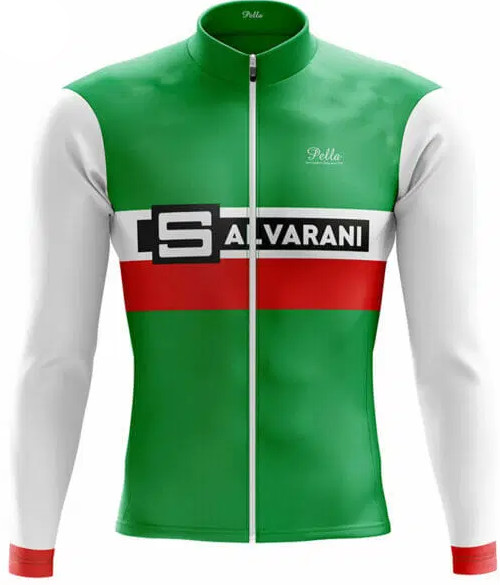 Salvarani ItaliaTour De France Flag 68 Long Sleeve Jersey. | Winter Jerseys
