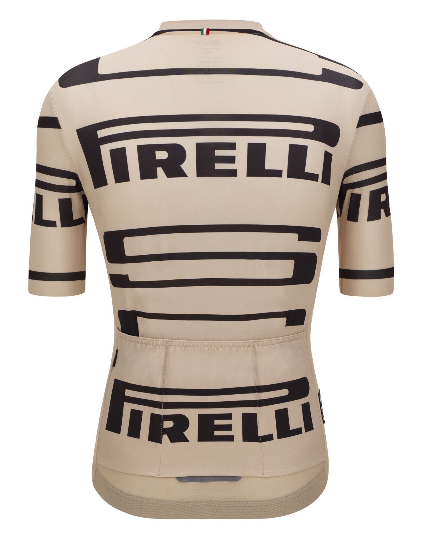 Pirelli Sport Club Logo Biege Black Jersey. | Official Pro Cycling Pirelli Sport Club Logo Biege Black Jersey. | Official Pro Cycling