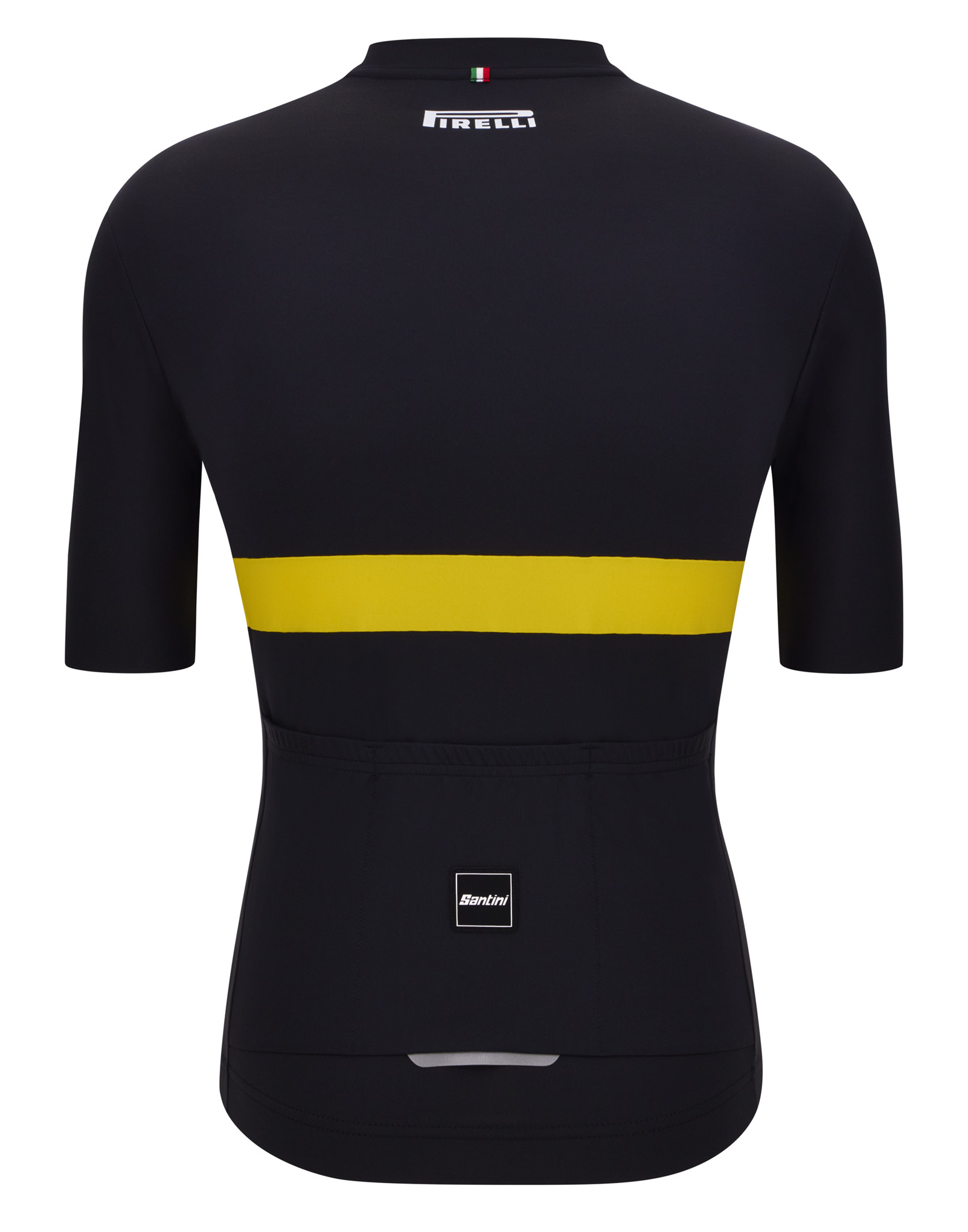 Pirelli Sport Club Stripe Black Yellow Jersey. | Official Pro