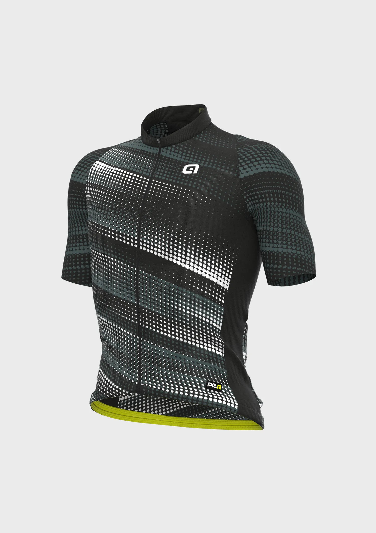 ale アレー GREEN SPEED JERSEY 半袖ジャージ フルオイエロー XSサイズ