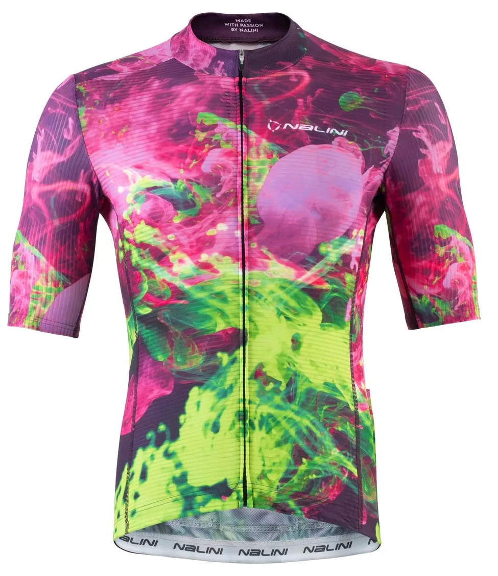 Nalini Liquid Green Violet Jersey | italian Cycling Jerseys