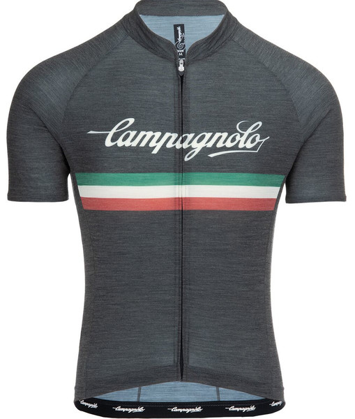 Campagnolo Palladio Wool Black Jersey | italian Cycling Jerseys
