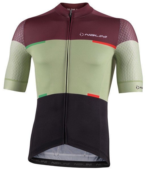 Nalini San Francisco Purple Olive Jersey | italian Cycling Jerseys